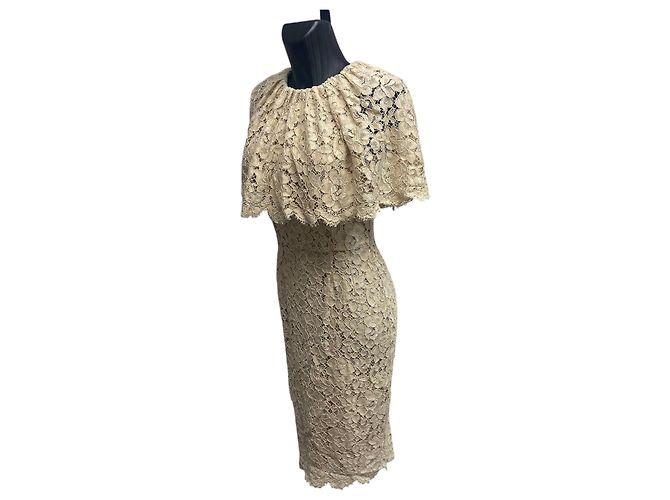 Vestido midi Dolce & Gabbana Haute Couture FW2012 de encaje - vista 3