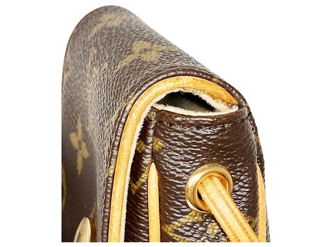 Pochette Cancun di Louis Vuitton in Monogram Canvas Marrone Monogramma - vista 8