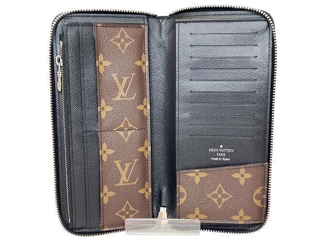 Louis Vuitton Zippy Wallet Vertical Braun Monogramm - Ansicht 3
