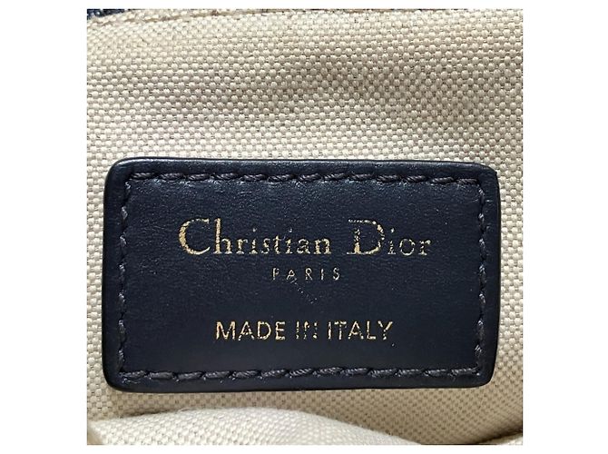 Borsa Saddle 2-way Christian Dior Blu navy - vista 4