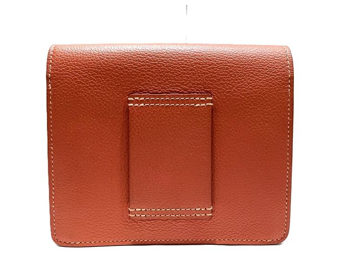 Hermès Hermes Louli Slim Bi-fold Wallet in Potiron Orange - Ansicht 2