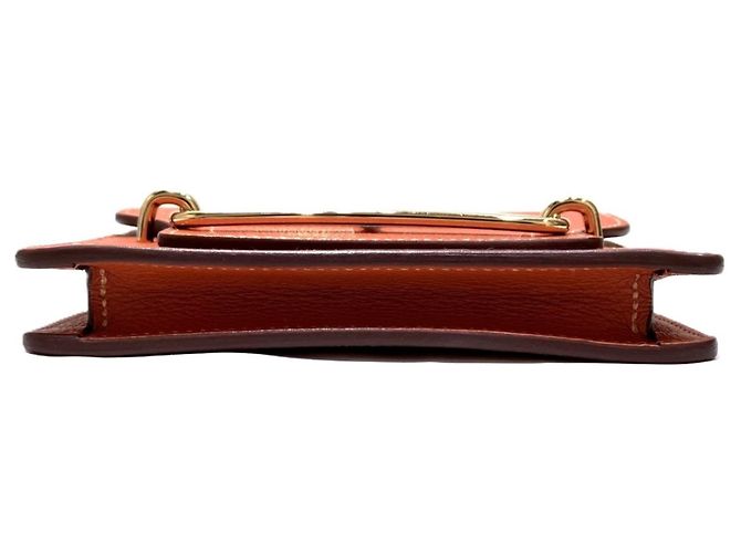 Hermès Hermes Louli Slim Bi-fold Wallet in Potiron Orange - Ansicht 9