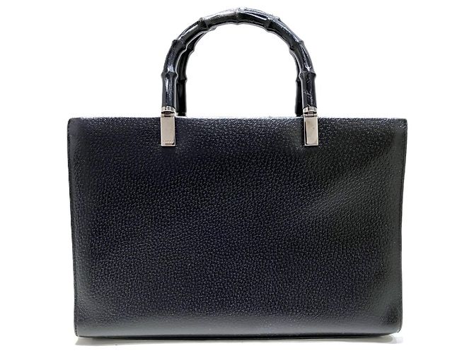 Borsa a 2 modi Gucci Bamboo Nero - vista 2