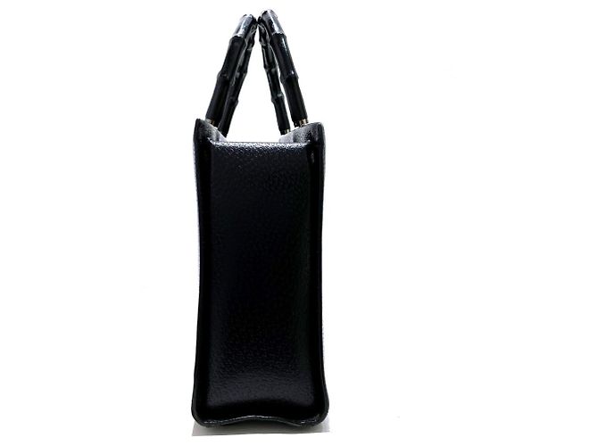 Borsa a 2 modi Gucci Bamboo Nero - vista 8