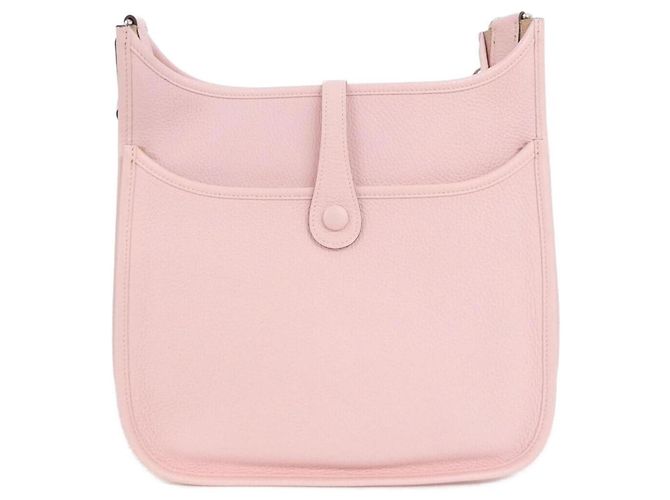 Hermès Borsa a tracolla Hermes Evelyne 3 PM in Rose Sakura Rosa - vista 2