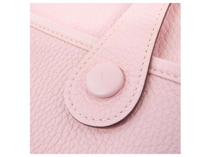 Hermès Borsa a tracolla Hermes Evelyne 3 PM in Rose Sakura Rosa - vista 4
