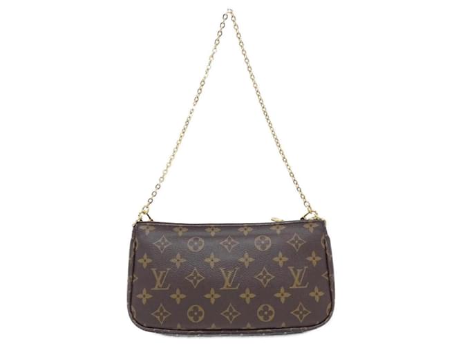 Louis Vuitton Monogram Multi Pochette Accessoires Marrone Cachi - vista 2