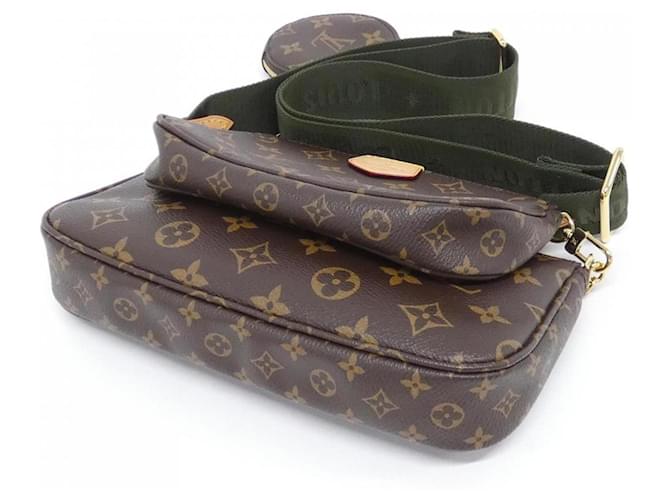 Louis Vuitton Monogram Multi Pochette Accessoires Marrone Cachi - vista 3