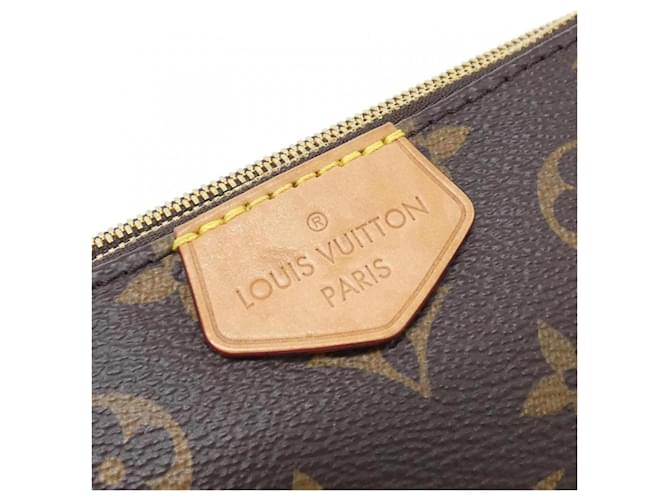 Louis Vuitton Monogram Multi Pochette Accessoires Marrone Cachi - vista 4