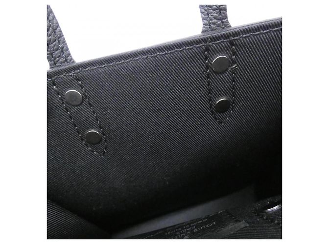 Borsa Louis Vuitton Damier Checkerboard Sac Plat XS Nero - vista 6