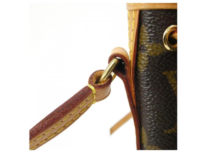 Noe Borsa a tracolla Louis Vuitton Monogram Nano Noé Marrone - vista 6