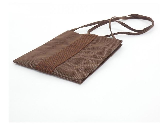 Hermès Hermes Herline Pochette 100967M Borsa a Spalla Marrone - vista 2