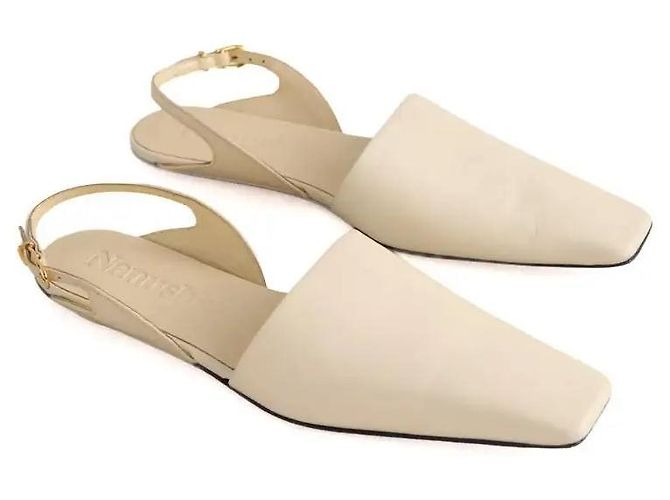 Nanushka Ballerine beige - vista 3