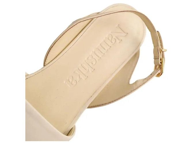 Nanushka Ballerine beige - vista 4