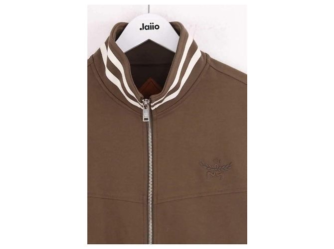 MCM Weste aus Baumwolle Khaki Herren M - Ansicht 2