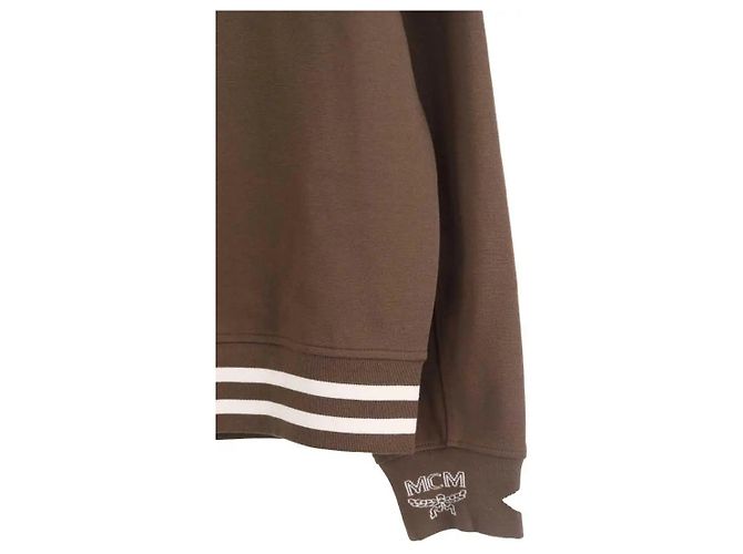 MCM Weste aus Baumwolle Khaki Herren M - Ansicht 4