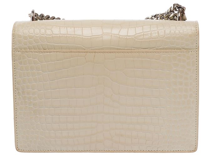 Borsa YVES SAINT LAURENT in Pelle Beige - 103693 - vista 4