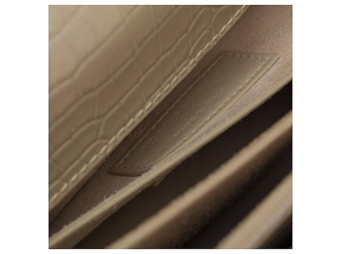 Borsa YVES SAINT LAURENT in Pelle Beige - 103693 - vista 8