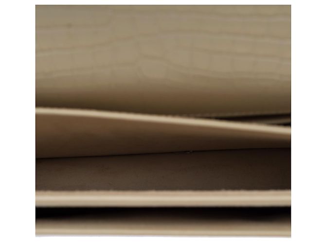 Borsa YVES SAINT LAURENT in Pelle Beige - 103693 - vista 9