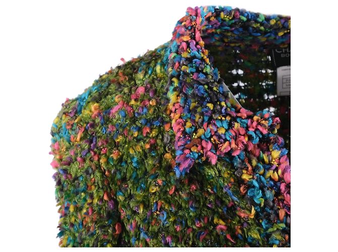 Chanel Runway Fantasy Rainbow Wolljacke Mehrfarben - Ansicht 5