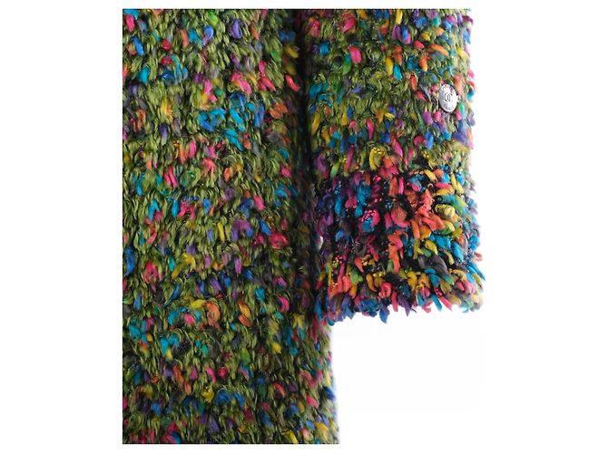 Chanel Runway Fantasy Rainbow Wolljacke Mehrfarben - Ansicht 6