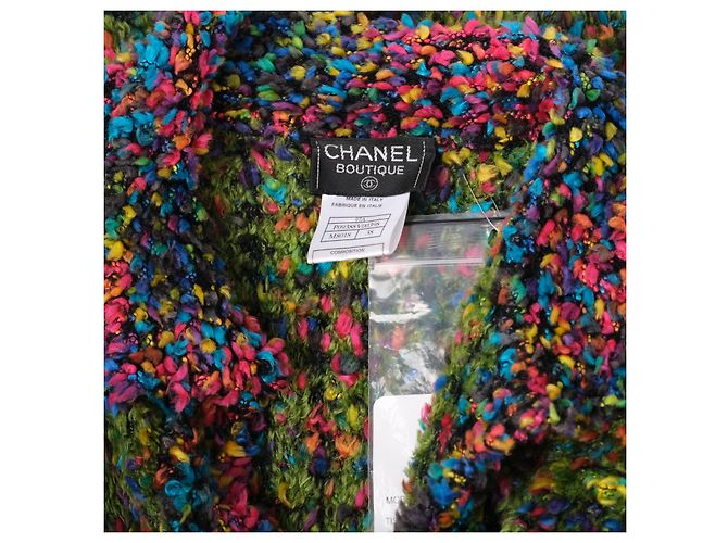 Chanel Runway Fantasy Rainbow Wolljacke Mehrfarben - Ansicht 7