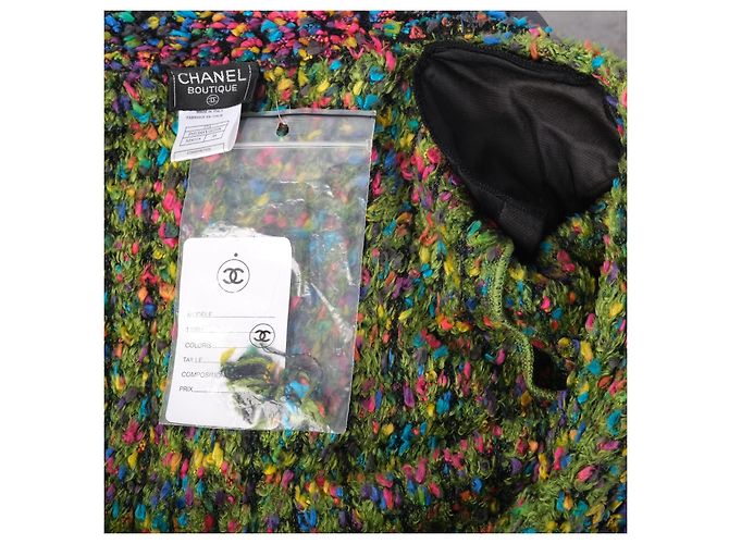 Chanel Runway Fantasy Rainbow Wolljacke Mehrfarben - Ansicht 8