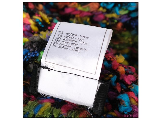 Chanel Runway Fantasy Rainbow Wolljacke Mehrfarben - Ansicht 9