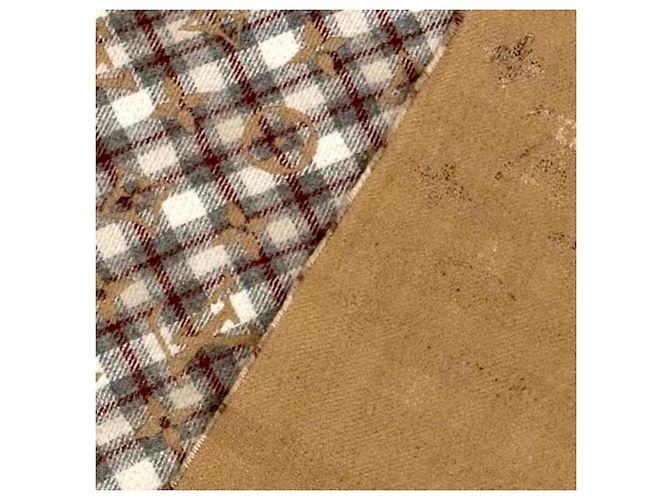 Louis Vuitton Modello 2024 Stole in Cashmere Marrone - vista 6