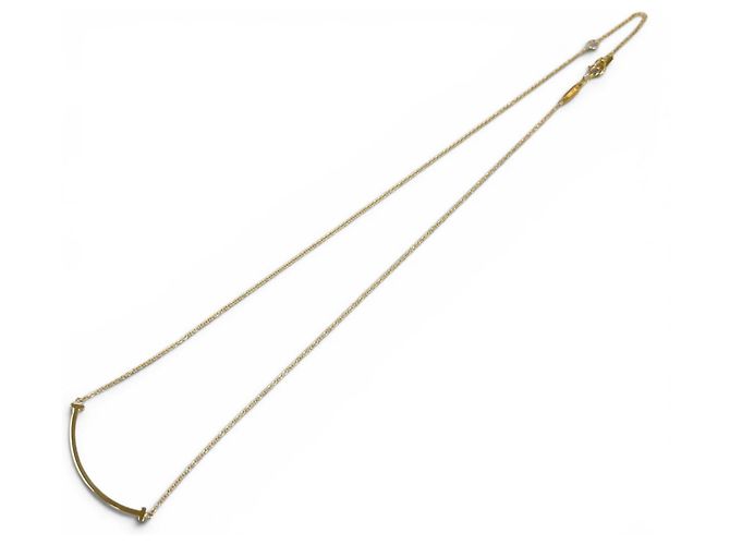 Tiffany & Co. Collana con Pendente Tiffany T Smile D'oro - vista 4