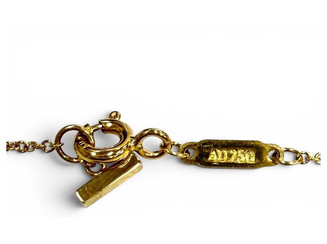 Tiffany & Co. Collana con Pendente Tiffany T Smile D'oro - vista 7