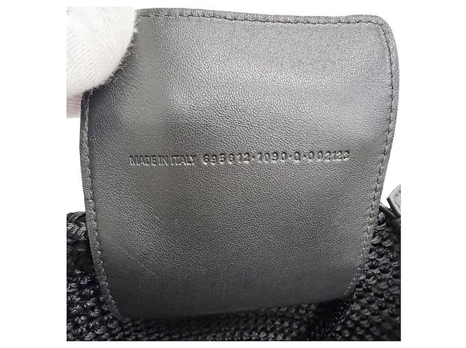 Borsa Cesto 2-Way Balenciaga Ibiza Small Strap Logo Nero - vista 14