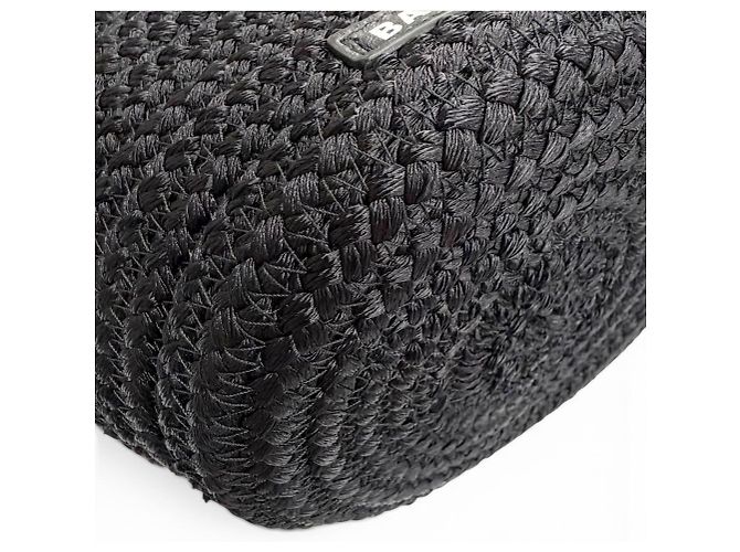 Borsa Cesto 2-Way Balenciaga Ibiza Small Strap Logo Nero - vista 8