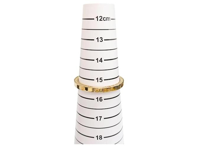 Bracciale rigido GUCCI Blondie con G interlocking e strass D'oro - vista 12