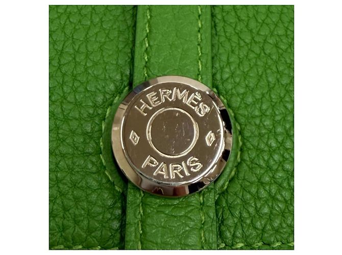 Hermès HERMES Dogon GM Duo Bamboo Togo Leather Long Wallet - vista 11