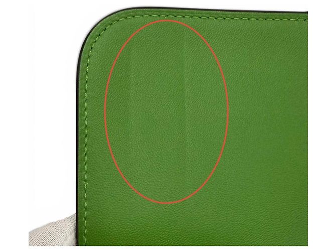 Hermès HERMES Dogon GM Duo Bamboo Togo Leather Long Wallet - vista 14