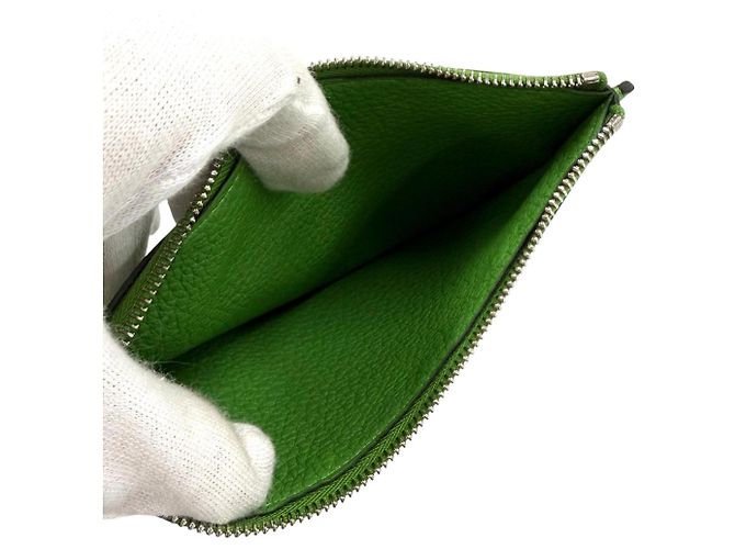 Hermès HERMES Dogon GM Duo Bamboo Togo Leather Long Wallet - vista 7
