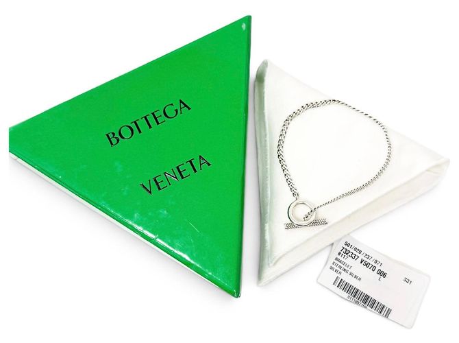 Bracciale con ciondoli argento Bottega Veneta - vista 2