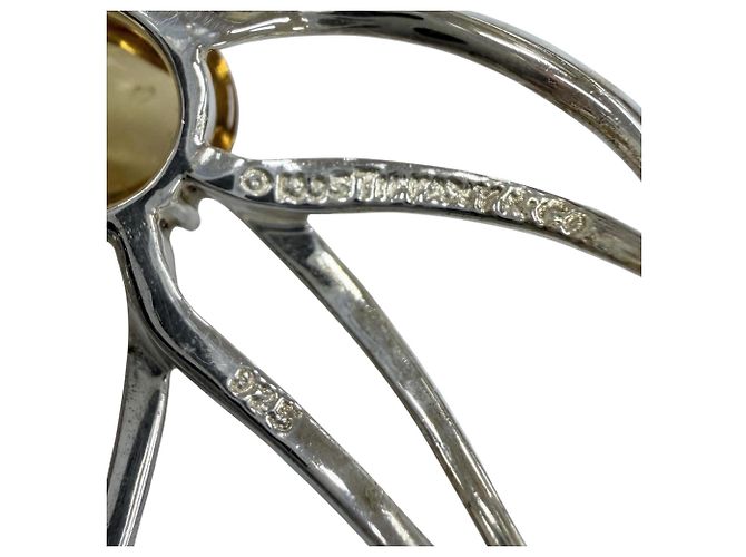 Spilla Tiffany & Co. Vintage 925 Citrine Fireworks Argento Giallo - vista 6
