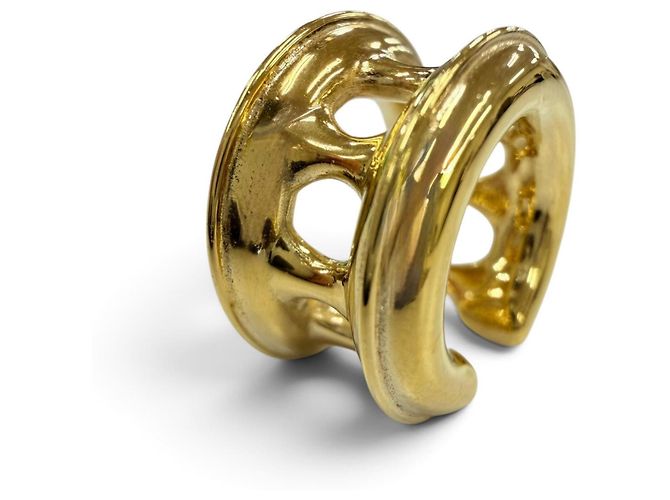 Orecchini Earcuff Bottega Veneta Oro D'oro - vista 3