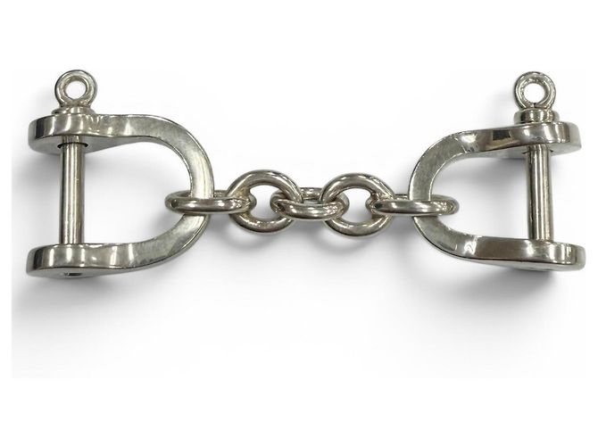 Tiffany & Co Tiffany Vintage Double Jackle Keyring Silvery - view 3