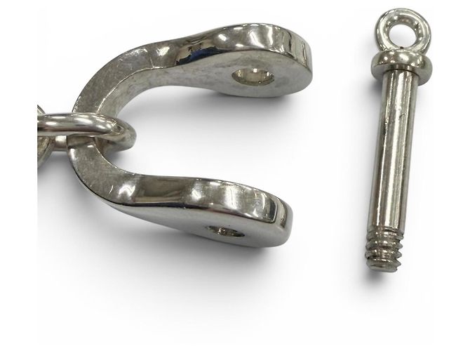 Tiffany & Co Tiffany Vintage Double Jackle Keyring Silvery - view 4