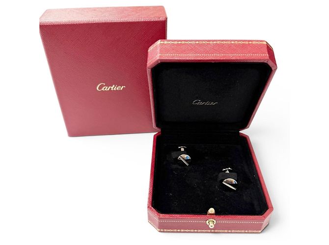 Gemelli Cartier Santos de AG925 Argento - vista 2