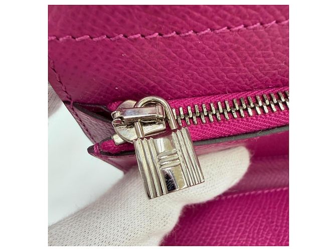 Hermès Hermes Kelly Wallet Medium in Rose Purple Lila - Ansicht 10