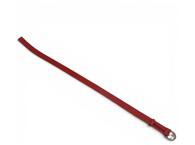 Cinturón de piel Gucci Interlocking G Roja - vista 6
