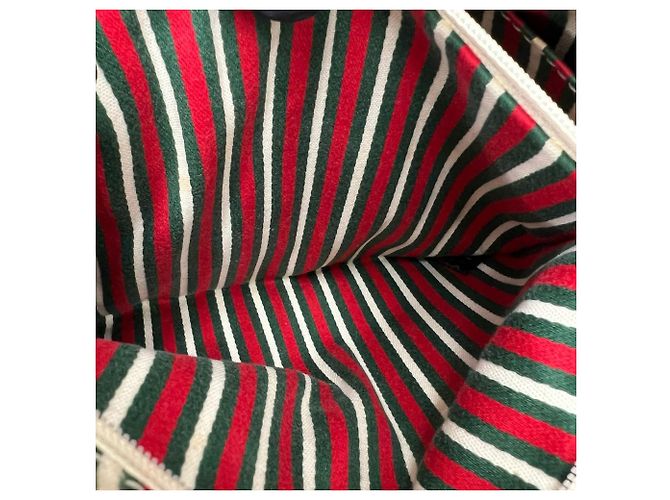 Borsa a tracolla Gucci in tela GG e pelle Marrone - vista 10