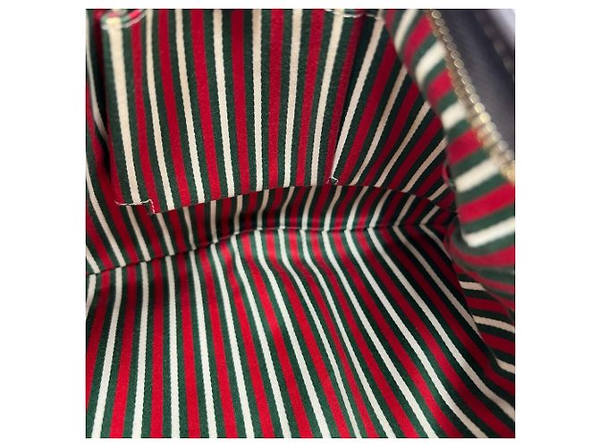 Borsa a tracolla Gucci in tela GG e pelle Marrone - vista 9