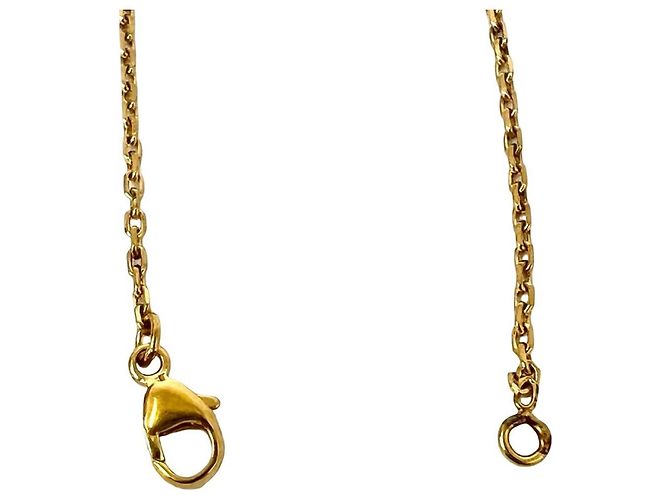 Hermès Colar Hermes Mini Pop H com pingente dourado e azul - vista 5