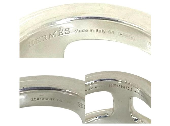 Hermès HERMES Osmo's GM Ring Silvery - view 3
