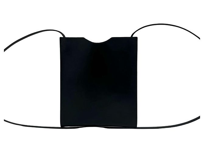Hermès Borsa a tracolla mini in pelle HERMES Omenito Nero - vista 3